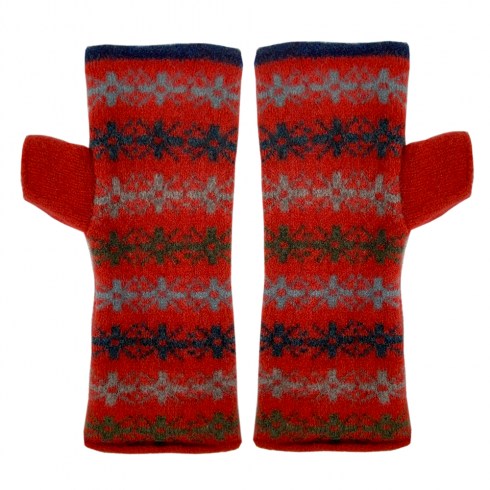 brick red snowflake gloves2